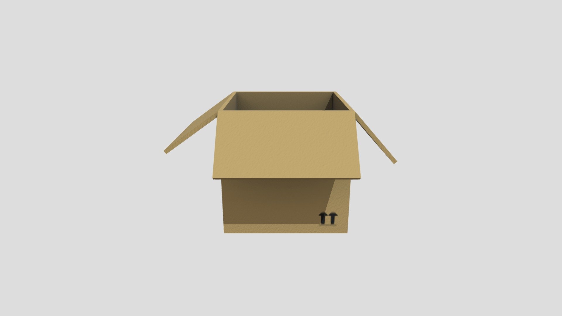 Пустая коробка - 3D model by Kseniya_Smirnova [8c4b8e9] - Sketchfab