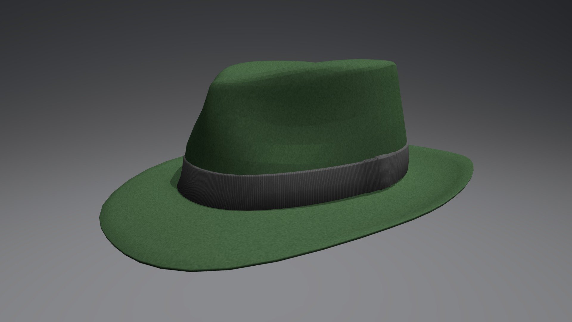 Trilby Hat (Green) - Buy Royalty Free 3D model by shimtimultimedia