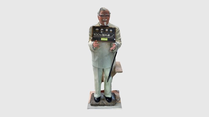 Colonel Sanders(KFC/Japan figure) 3D Model