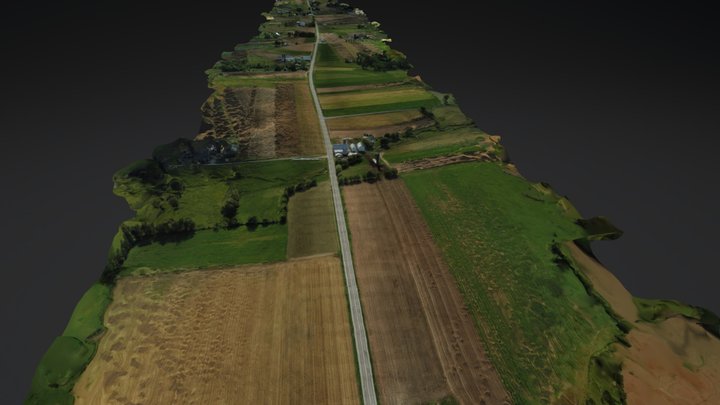 Experimental Long Road 3D Model 3D Model