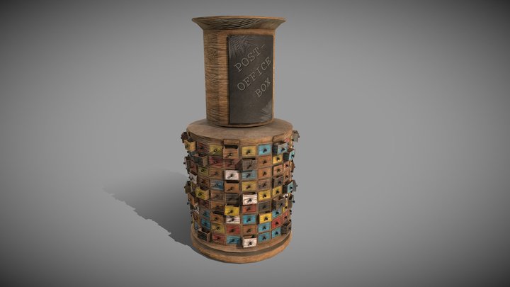 Old / Post - Office Box – Kostenloses 3D-Modell STL