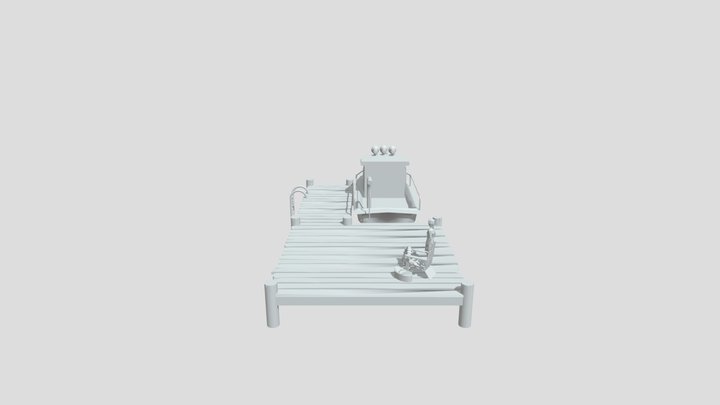 5 modeled props 3D Model