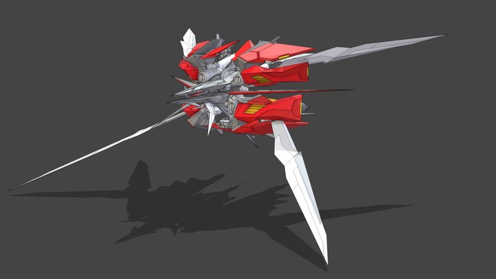 MWF AE-0001 Prototype Wolfen Concept 5 3D Model
