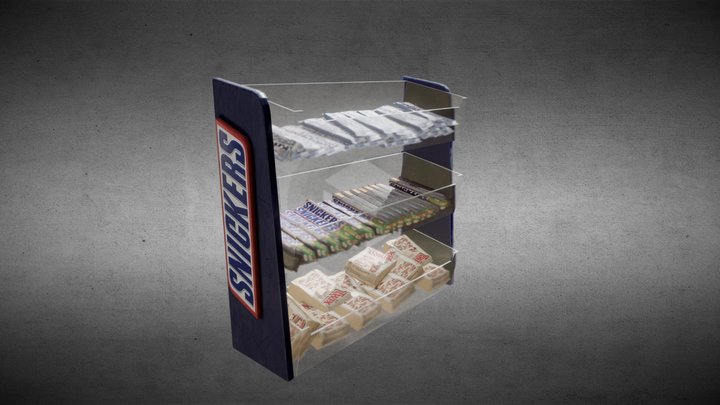 SNICKERS Snack Box 3D Model