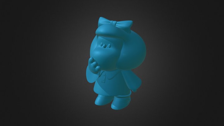 Mafalda 3d model 3D Model