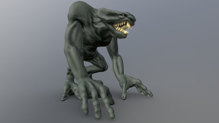 Zych8 Monster 3D Model