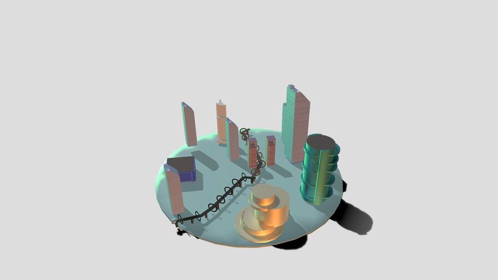Vr unit 23 scene 3D Model