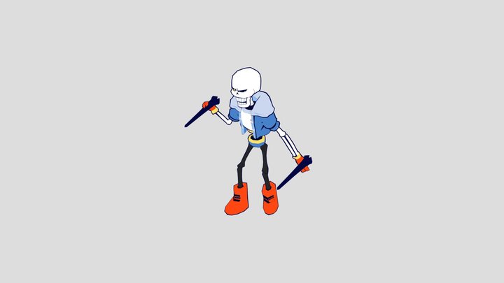 Disbelief Papyrus Model 3D Model