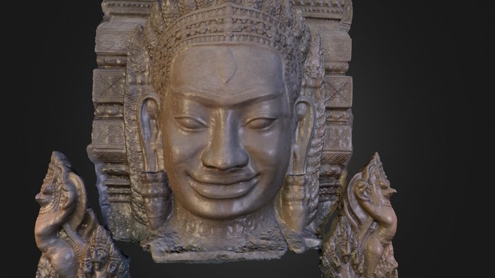 "Face tower" of the Bayon (Angkor, Cambodia) – Modello 3D gratuito STL