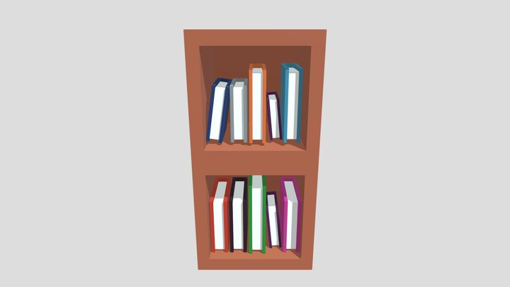 Book Case 3D Model