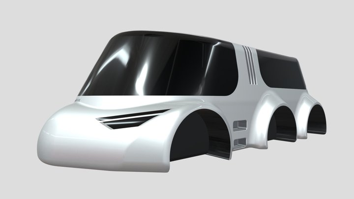 CL1M04 - Modular Pod Car 3D Model