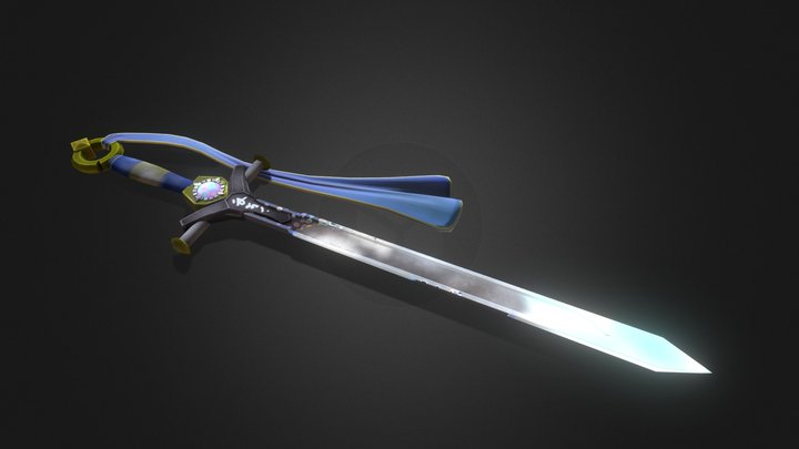 Fantasy Sword 3D Model