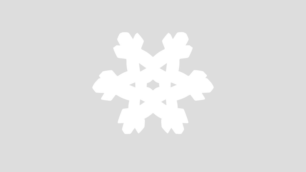 Wooden Snowflakes Medium