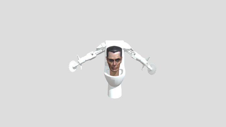 Buzzsaw Gman Toilet(innacurate dont kill me) 3D Model