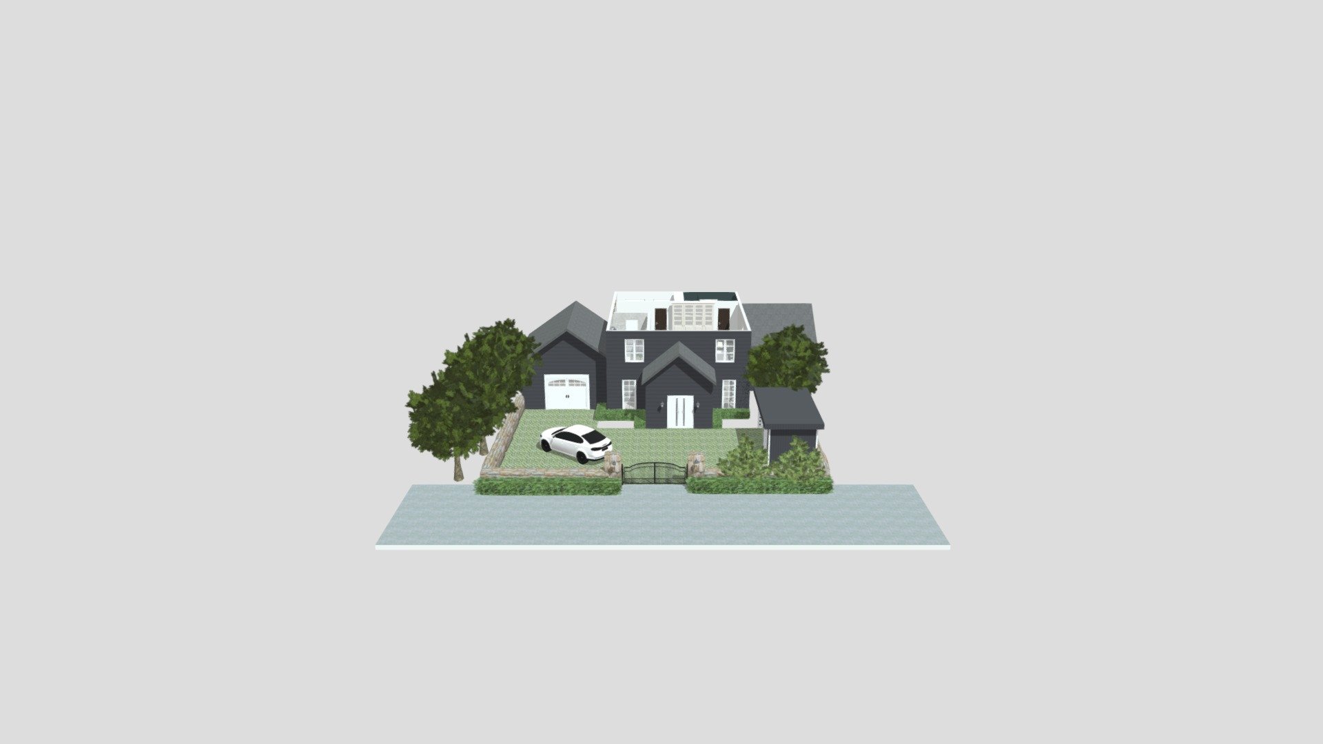 Scandinavia traditional house