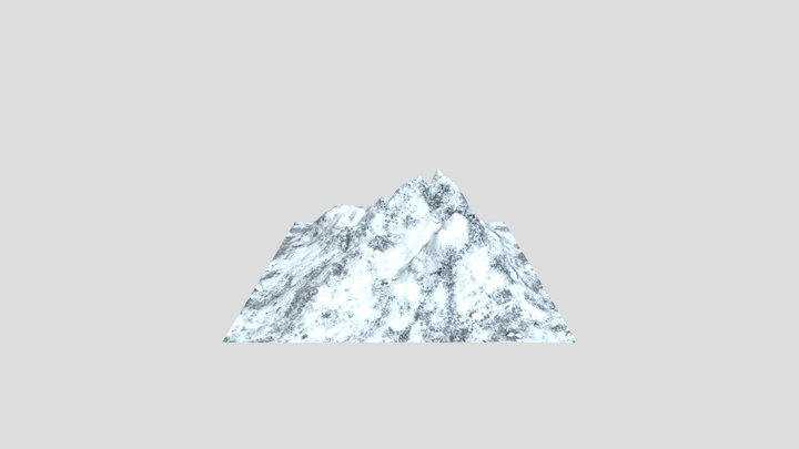 Snowy Mountains 3D Model