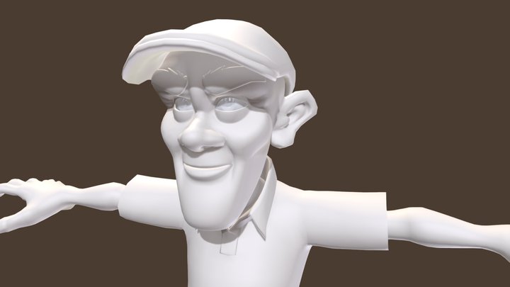 Pop n Possum - Oldman 3D Model
