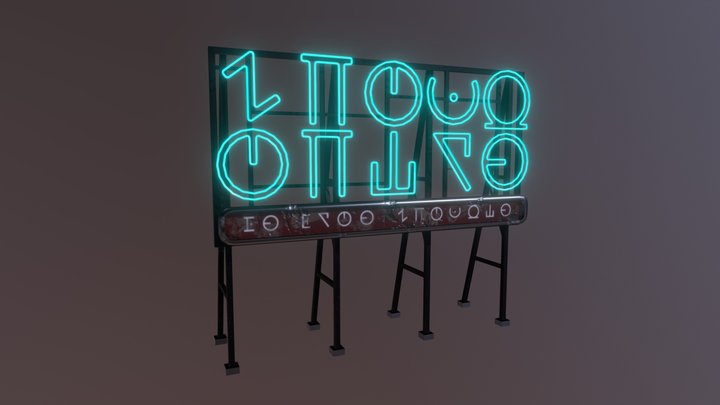 Neon #2 3D Model