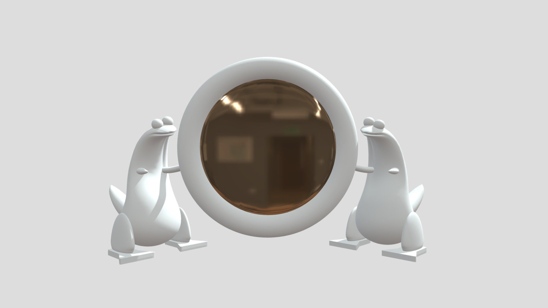 Dinosaur Mirror - Download Free 3D model by mjkVeggie (@Skeets1418 ...