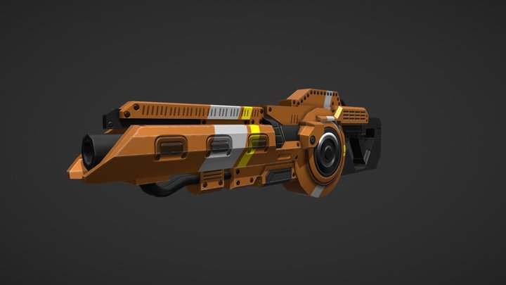 Mech Gun 3D Model