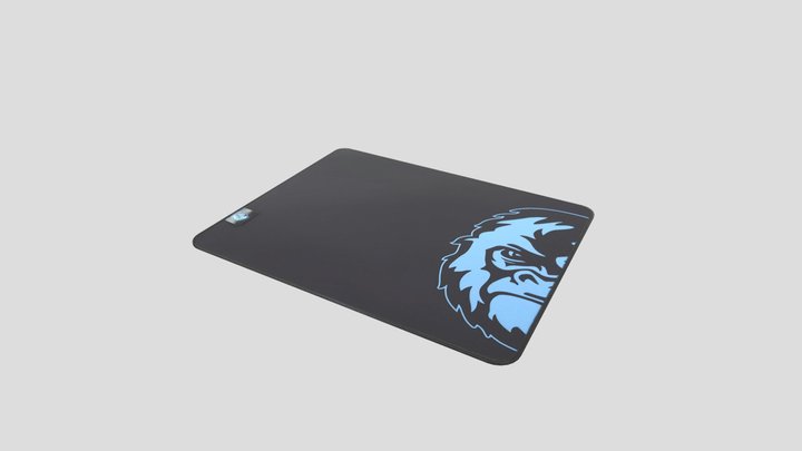 Silver Crest Gaming Mousepad 3D Model