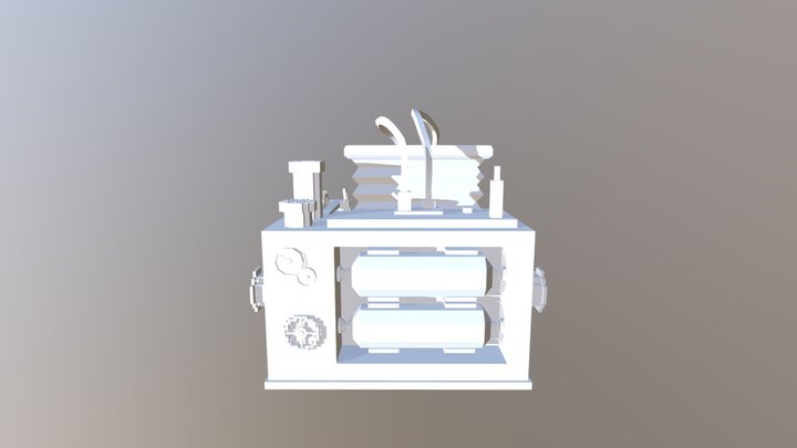 VW Compressor 3D Model