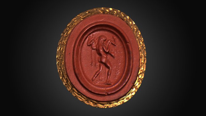 Herkules i Acheloos  - model 3D