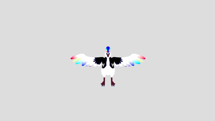 UntitledParrotGame - Player character 3D Model