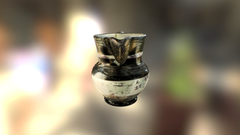 Luster decorated creamer (FT2-FG12-C-008) — Sketchfab embed 3D viewer