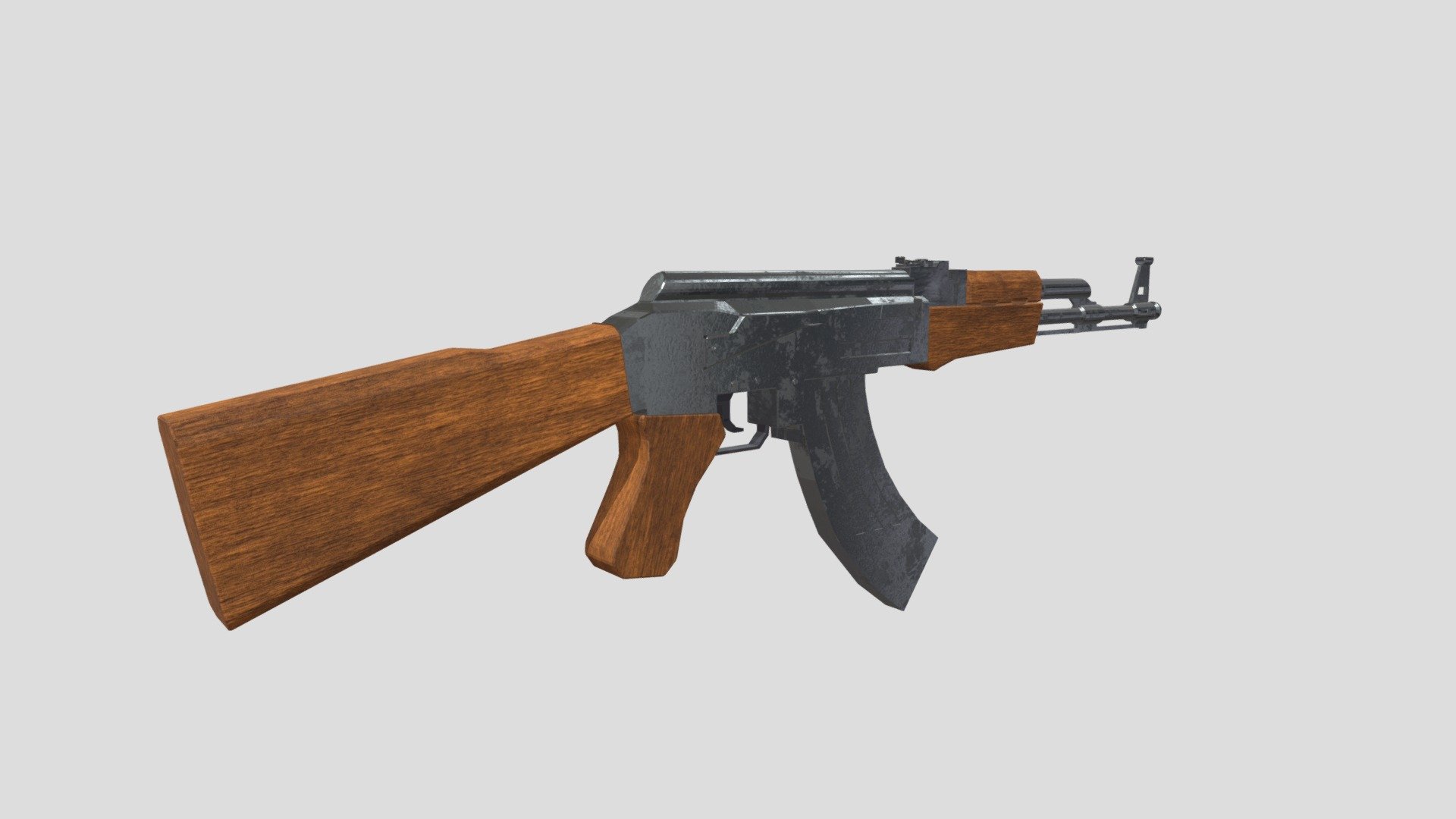 AK-47 Rifle Kalashnikov - 3D Model By Flaris2k (@flaris55) [8c59024 ...