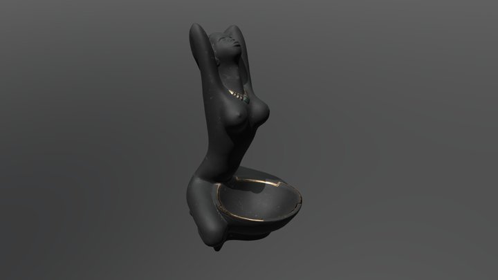 Black woman (Черная женщина) 3D Model