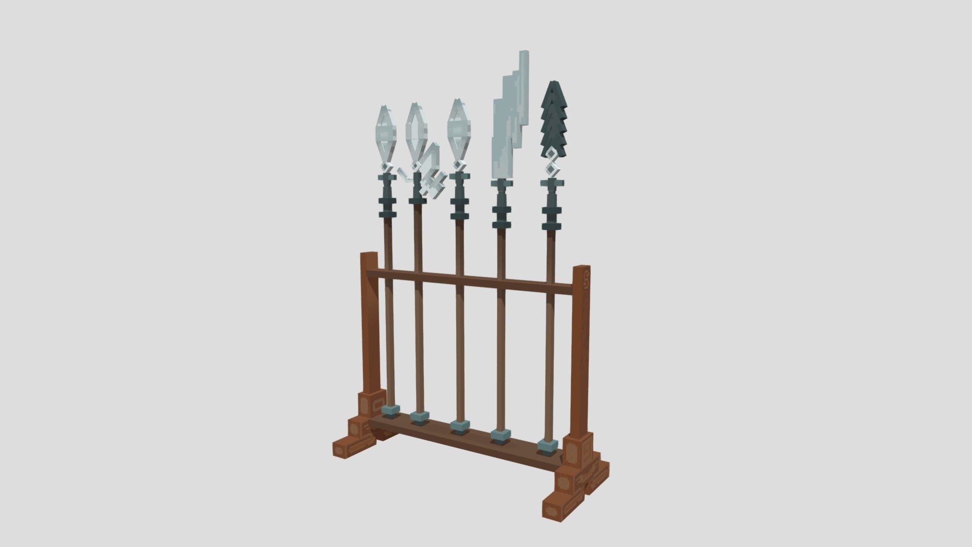Spear rack - Download Free 3D model by Staralighto (@jutan2004 ...
