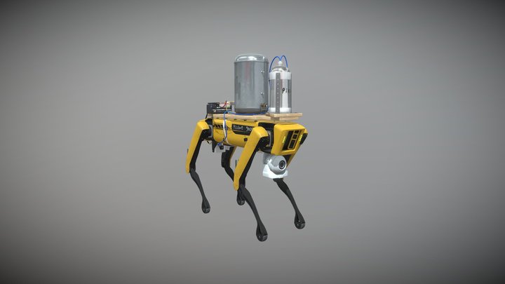 Michael Reeves Pissbot 9000 - Boston Dynamics 3D Model