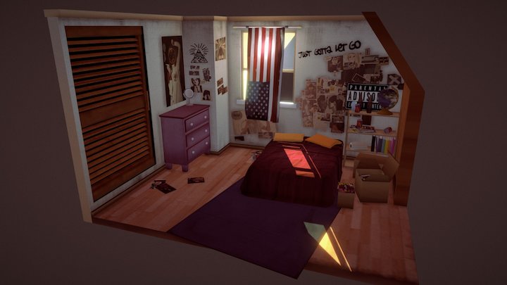 Life is Strange Chloe's room 3D Model