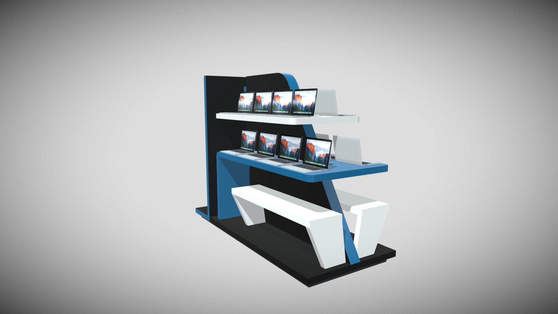 Mueble Exhibidor Mod B