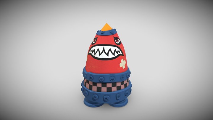 Shark Rocket 3D Model
