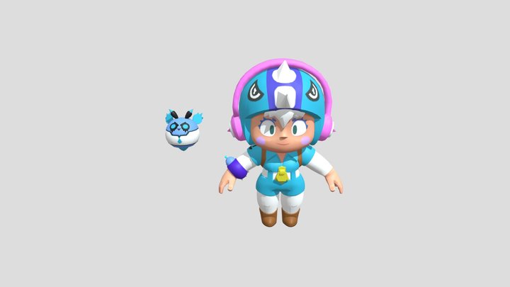 Brawl Stars A 3d Model Collection By Game District Game District Sketchfab - brawl stars skins 3d