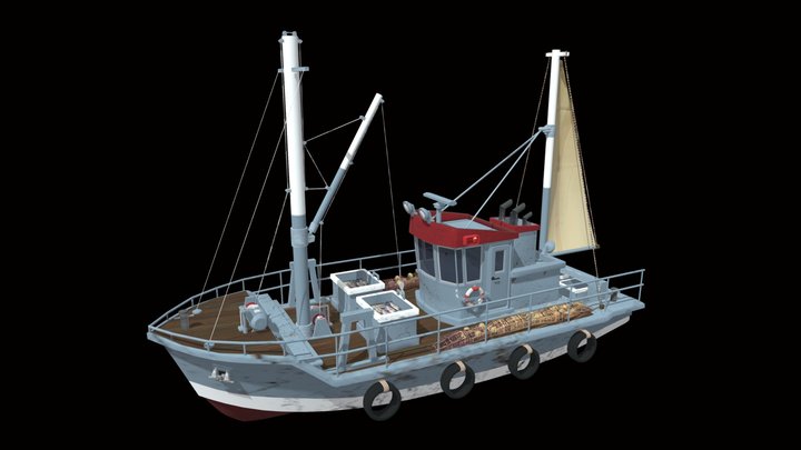 Fishing Boat IV – Free 3D Model STL