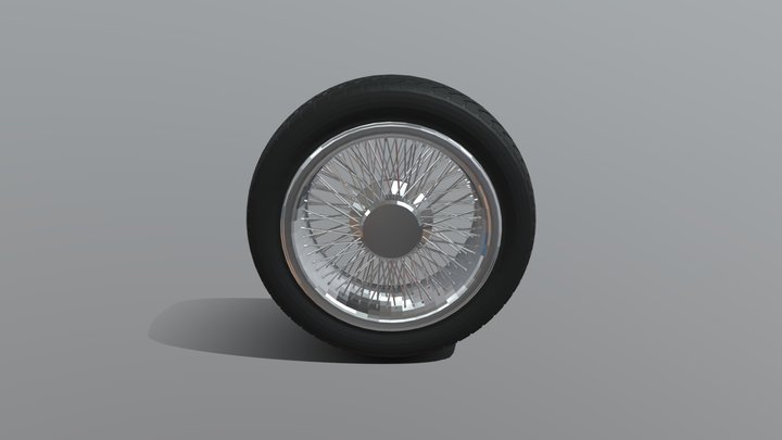 Wheel Exercise for CGCookie 3D Model