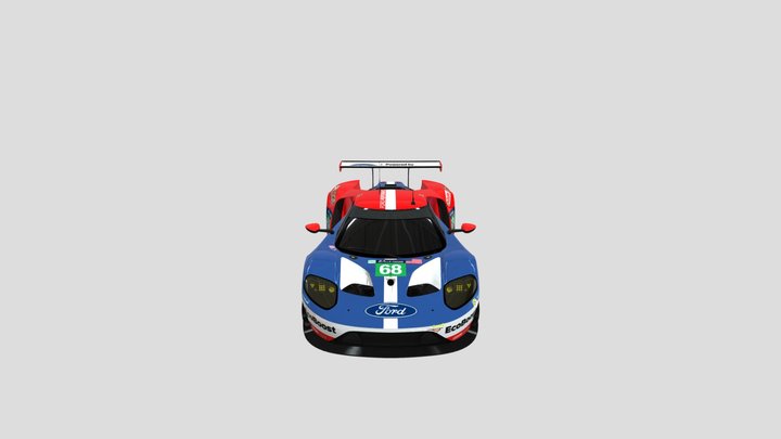2016_ford_gt_lm_gte 3D Model