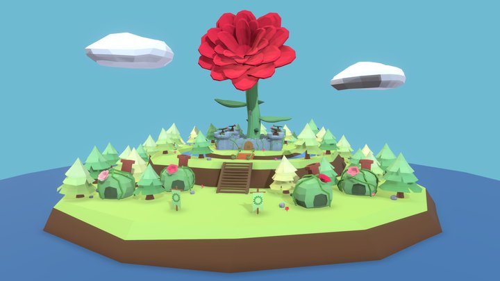 Prickly Kingdom 3D Model