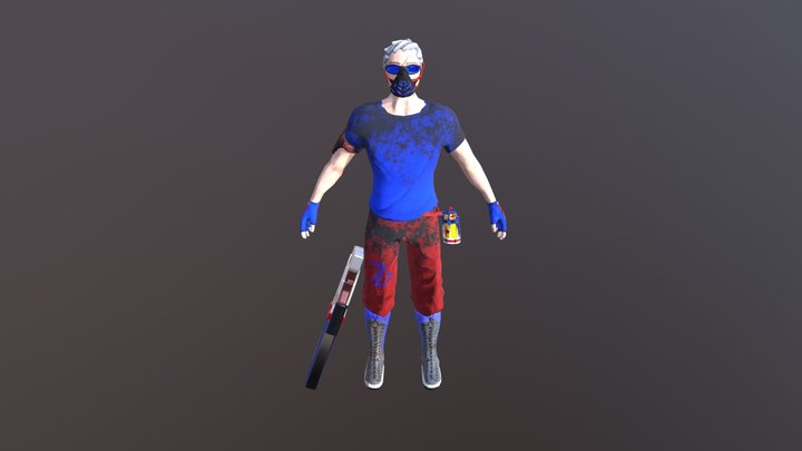 Soldier 76 (Jogging Skin) 3D Model
