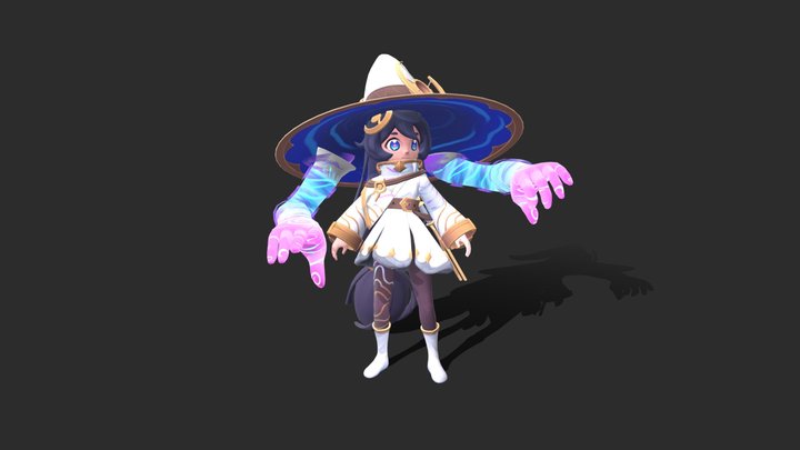 Ystra Animation 3D Model