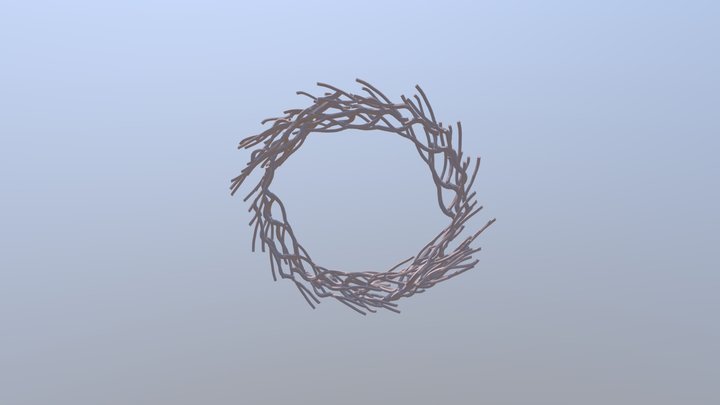 branch wreath 3D Model
