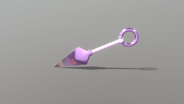 Cherry Blossom Kunai 3D Model