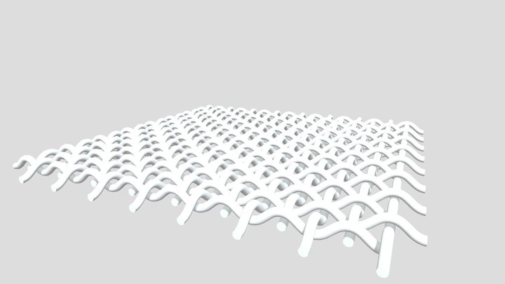平纹织物 3D Model