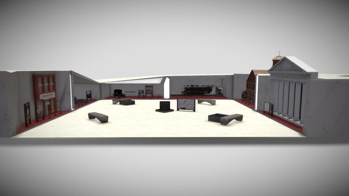 Roaring 20's Museum - Economy 3D Model