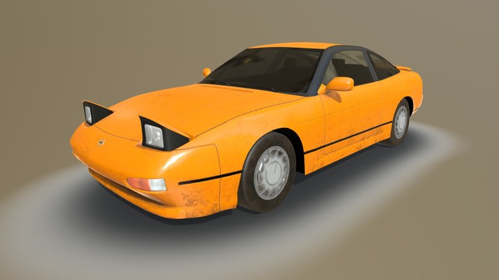 Nissan 240SX 3D Model