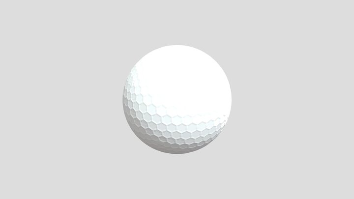 Golf Ball 3D Model