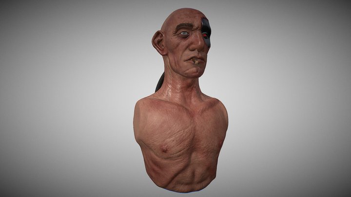 Buste Sci-Fi 3D Model